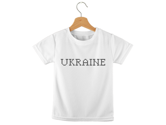 ПЕРЕДЗАМОВЛЕННЯ дитяча (2-6 років) футболка з принтом Українa хрестиком