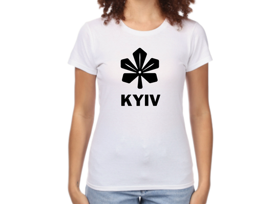 PRE-ORDER Woman T-shirt with the print Kyiv