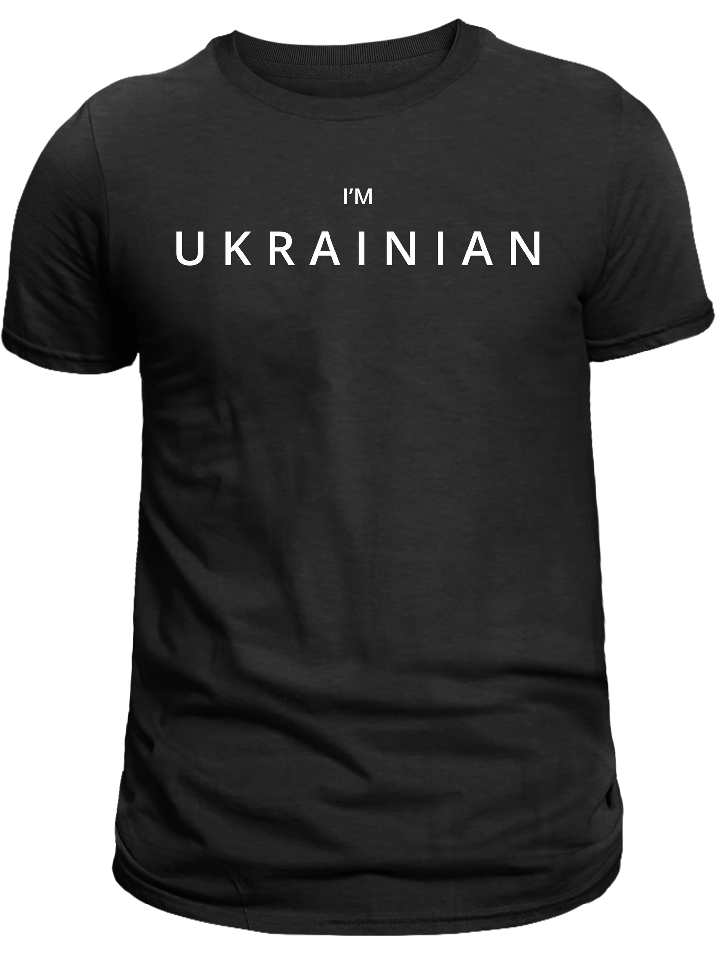 PRE-ORDER Adult T-shirt with the print I'M UKRAINIAN