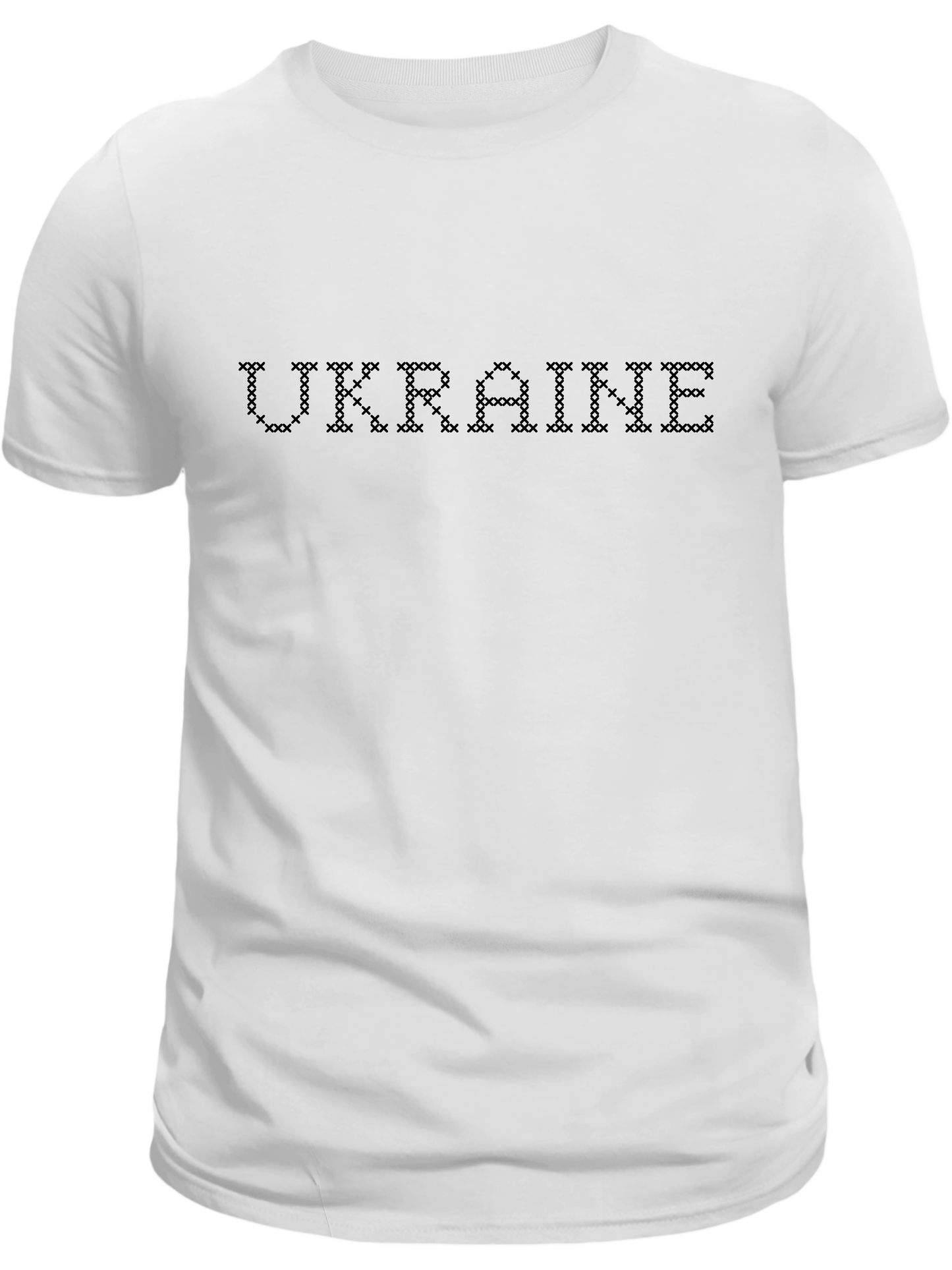 PRE-ORDER Adult T-shirt with the print Ukraine Cross Stitch