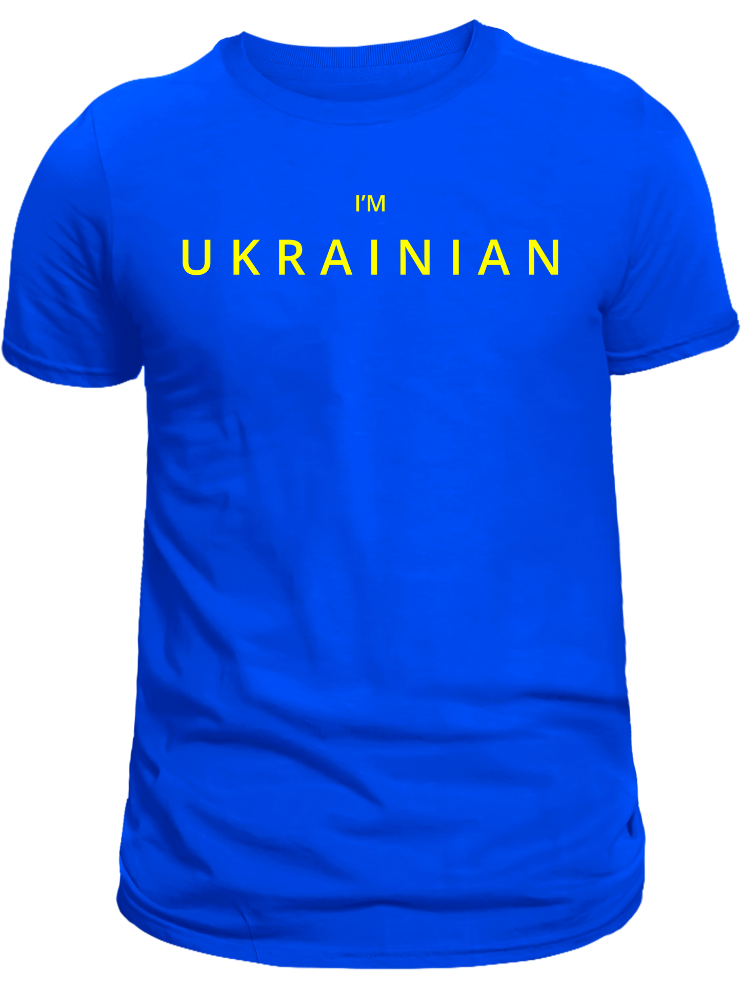 PRE-ORDER Adult T-shirt with the print I'M UKRAINIAN