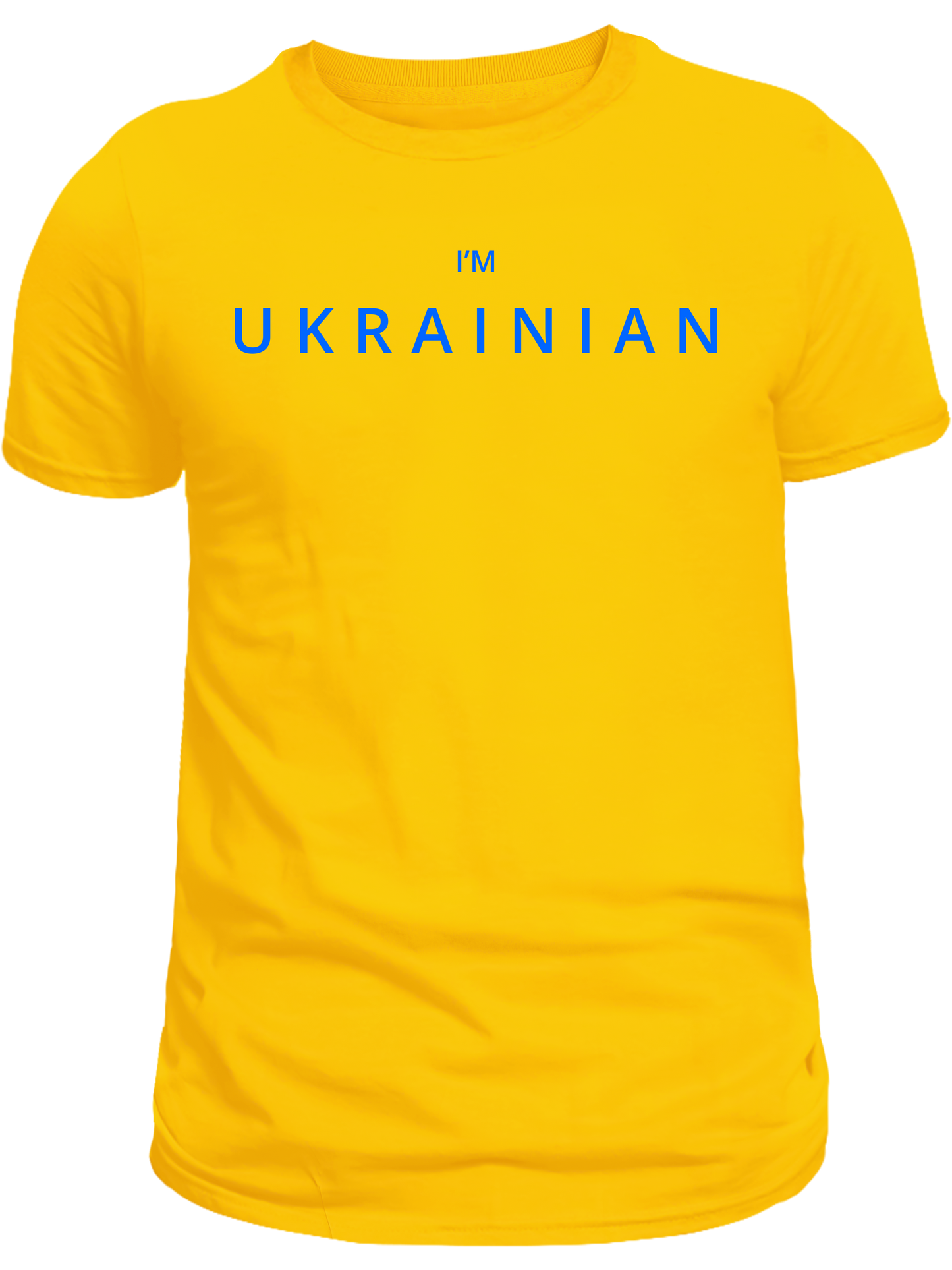 PRE-ORDER Adult T-shirt with the print I'M UKRAINIAN