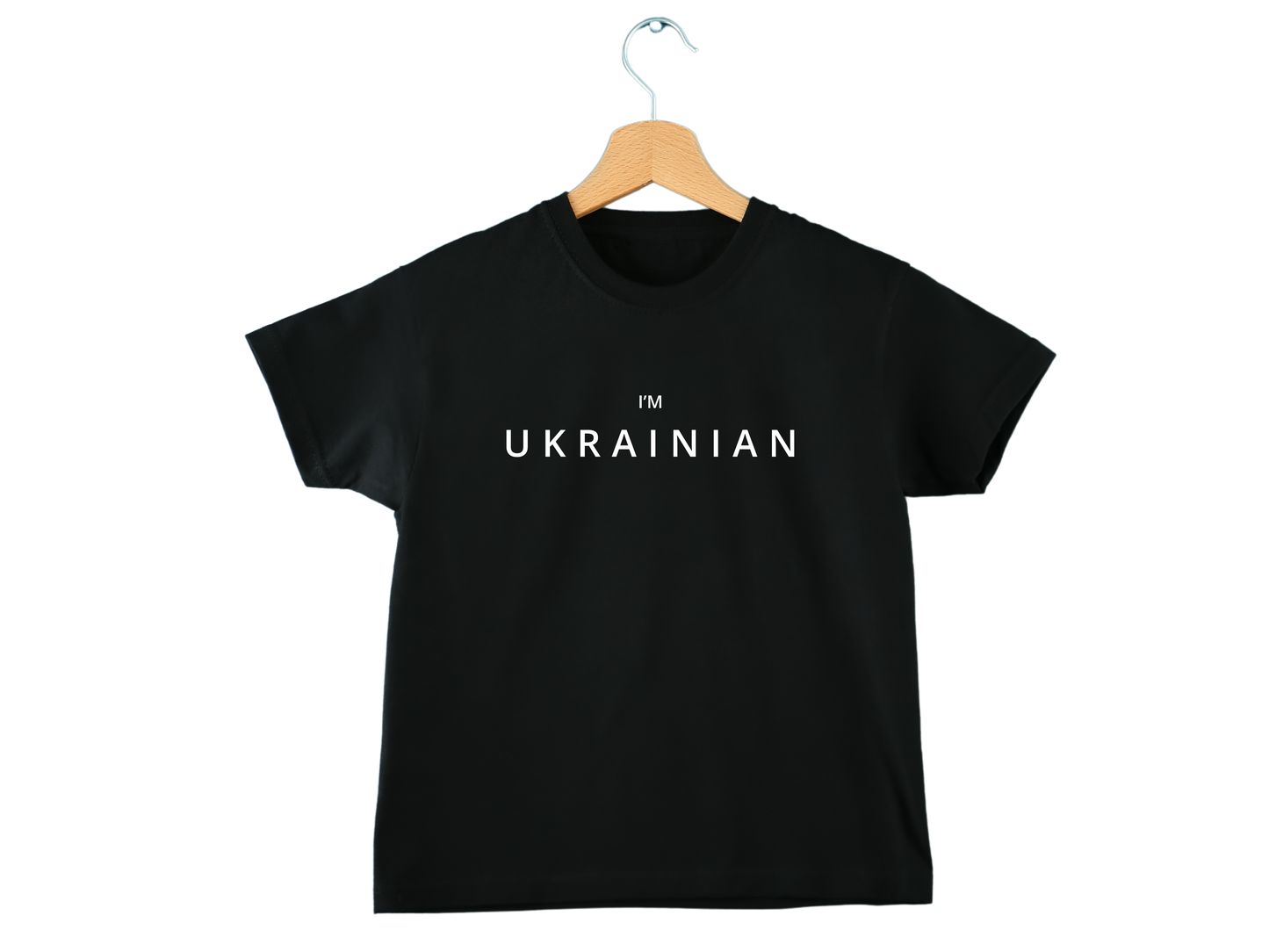 PRE-ORDER Toddler T-shirt with the print I'M UKRAINIAN