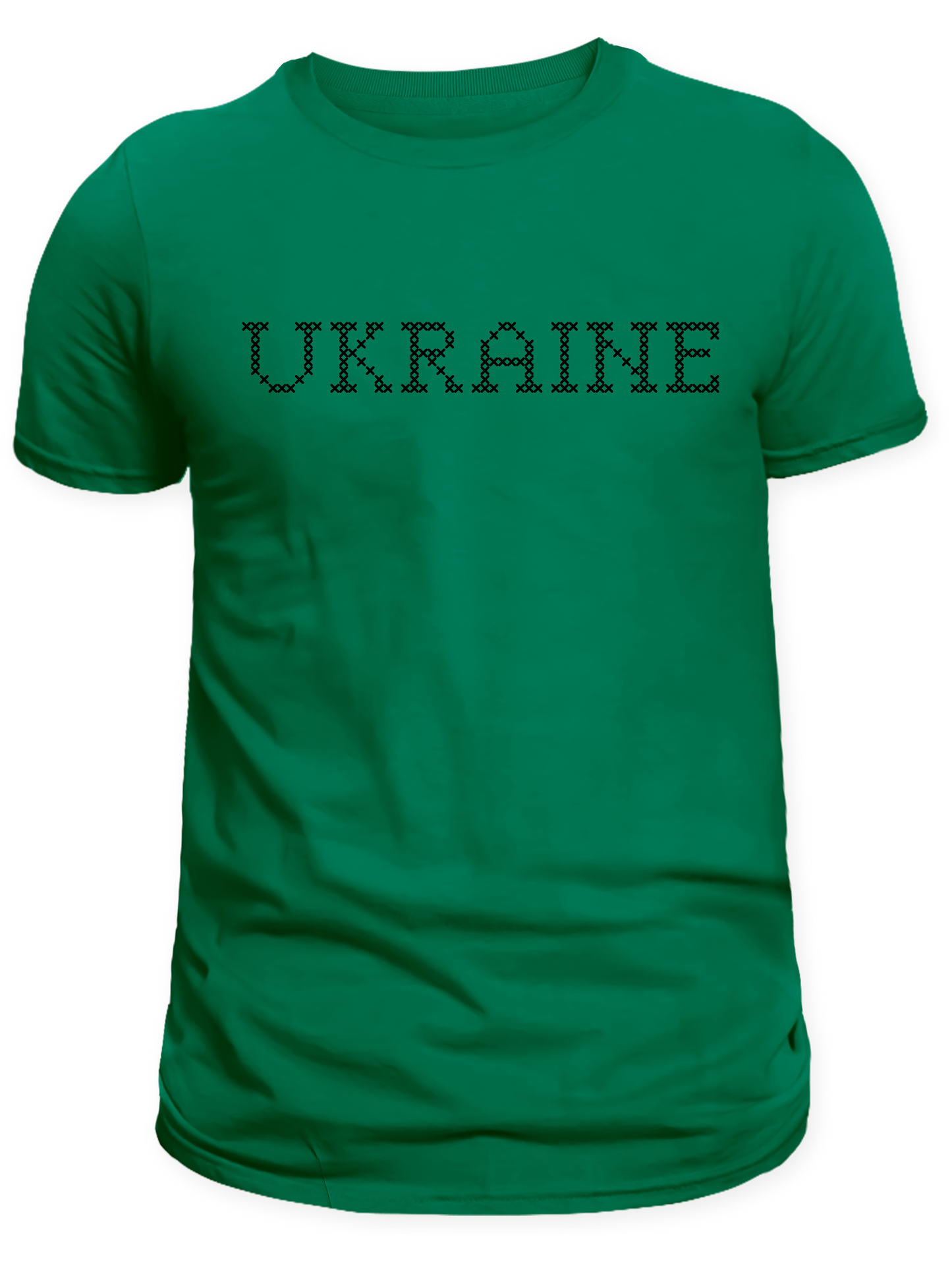 PRE-ORDER Adult T-shirt with the print Ukraine Cross Stitch