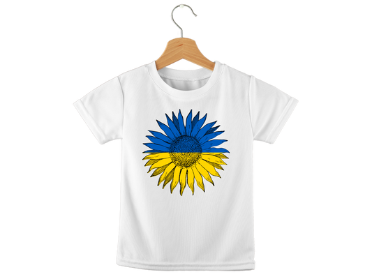 PRE-ORDER Toddler T-shirt with the print Blue and Yellow Sunflower