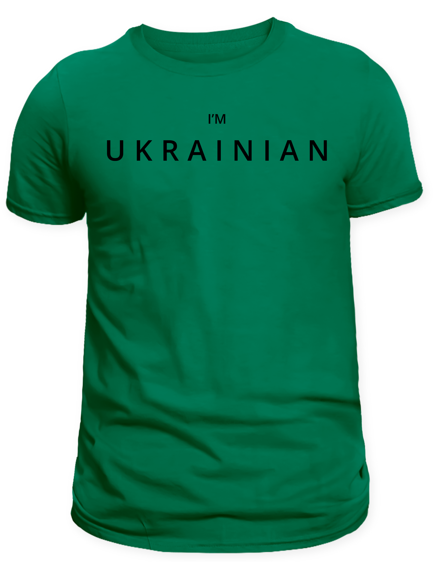 PRE-ORDER Adult T-shirt with the print I'M UKRAINIAN