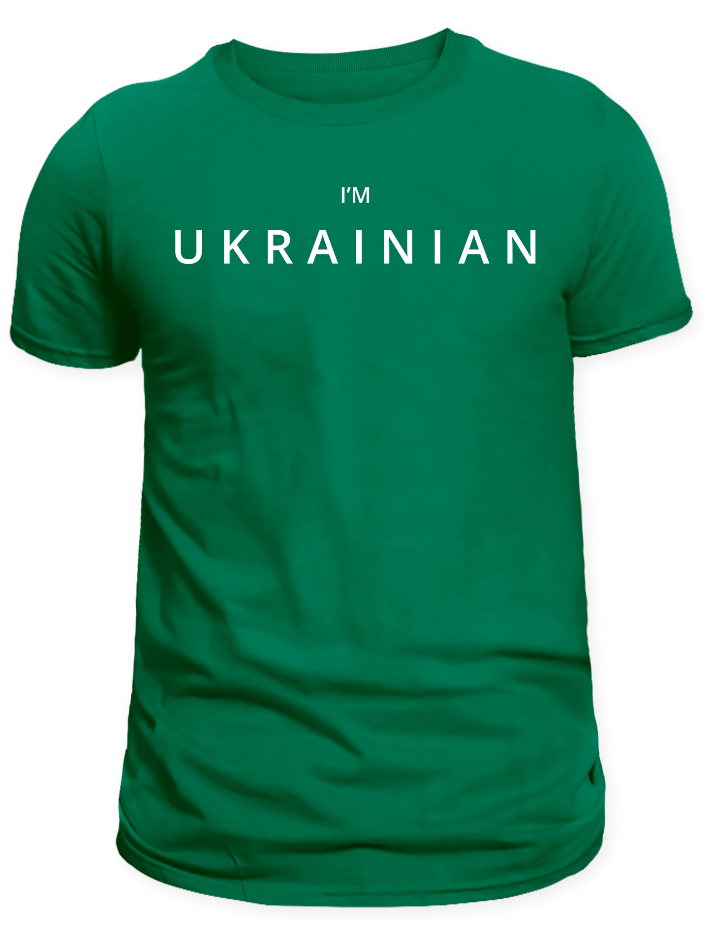 PRE-ORDER Adult T-shirt with the print I'M UKRAINIAN